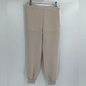 By Malene Birger Severine Beige Pull On Polyester Cotton Joggers Size 6/8